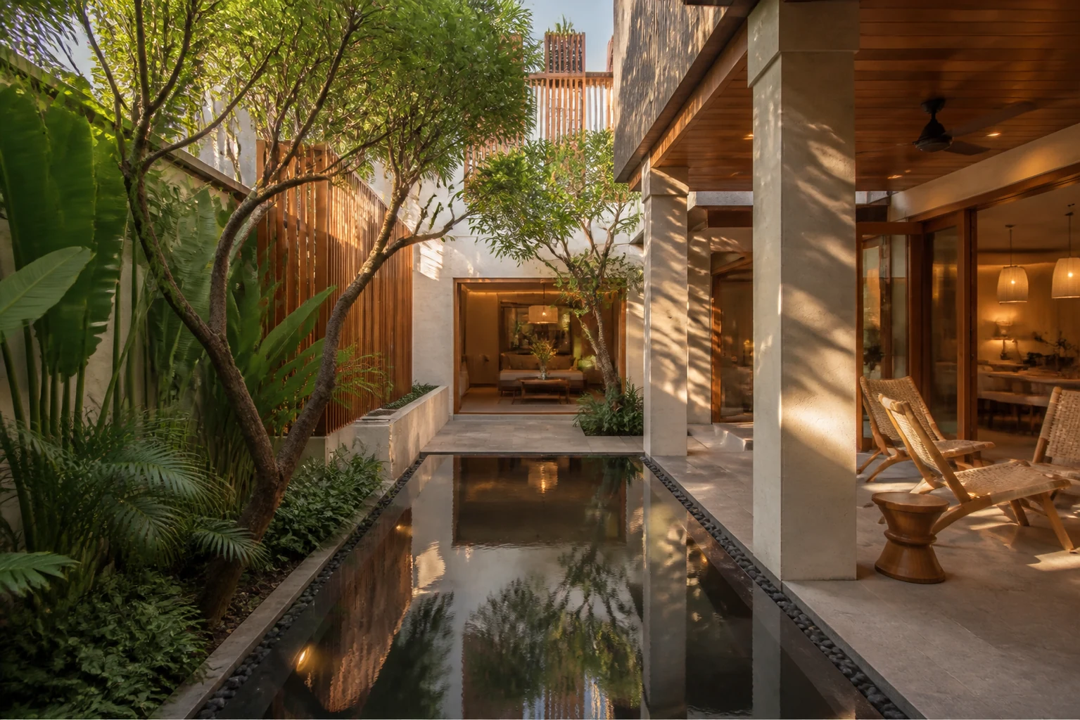 Luxury tropical courtyard residence in Da Nang